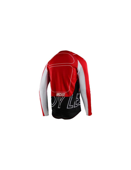 Maillot cross Troy Lee Designs SE Pro Drop In Red - Rouge