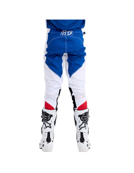Pantalon cross Troy Lee Designs x Oakley Edition Limitée 2024 SE Ultra Vision - Bleu Blanc Rouge
