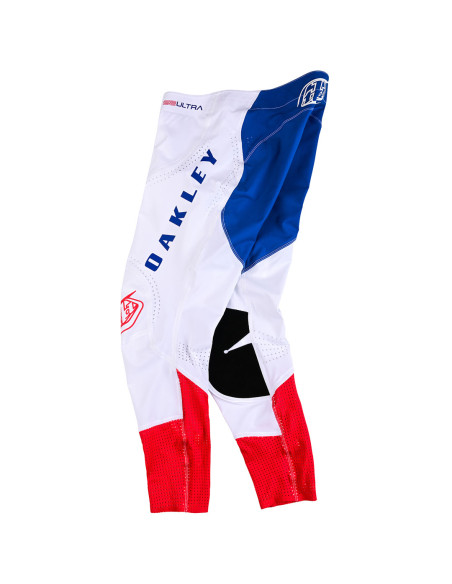 Pantalon cross Troy Lee Designs x Oakley Edition Limitée 2024 SE Ultra Vision - Bleu Blanc Rouge
