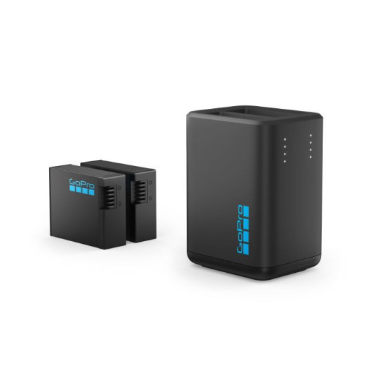 GoPro Dual Batterie Charger + Enduro Batterie 2-Pack (HERO13)