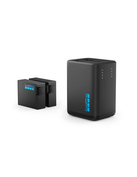 GoPro Dual Batterie Charger + Enduro Batterie 2-Pack (HERO13)