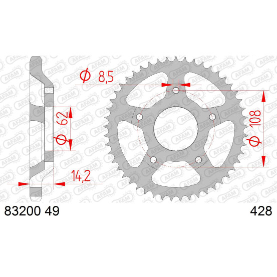 Couronne Acier AFAM 83200