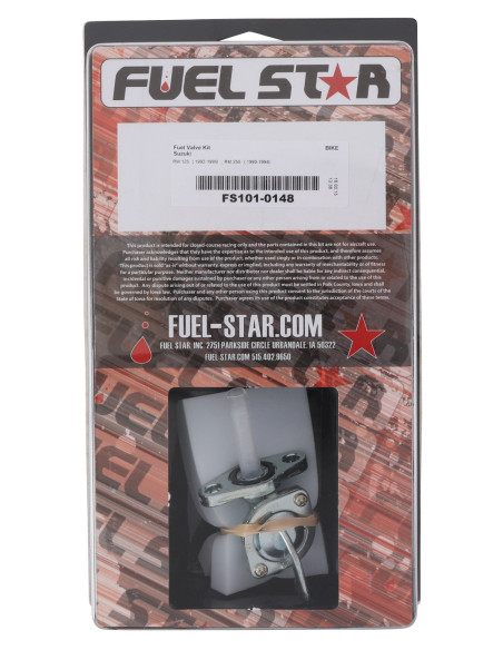 Robinet d'essence avec durite FUEL STAR Suzuki 125 RM 1992-1995 250 RM 1990-1994
