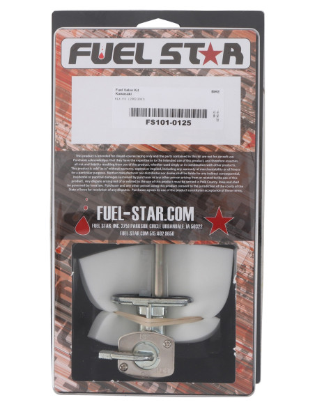 Robinet d'essence avec durite FUEL STAR Kawasaki KLX 110