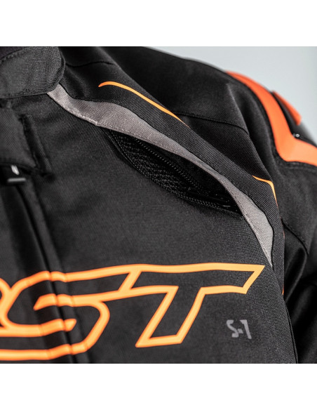 Veste textile RST S-1 - Noir Gris Orange