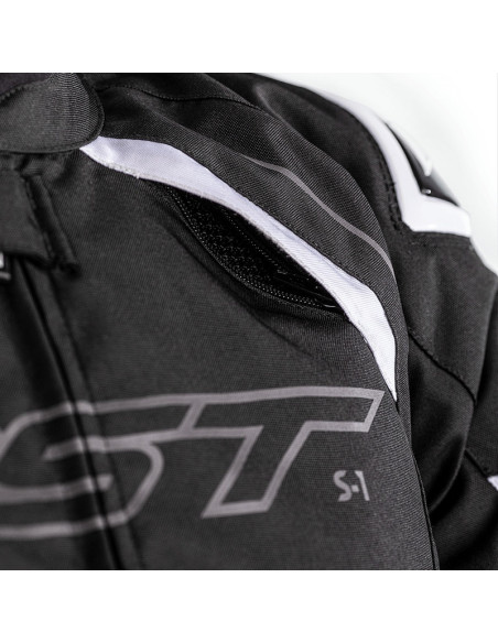 Veste textile RST S-1 - Noir Blanc