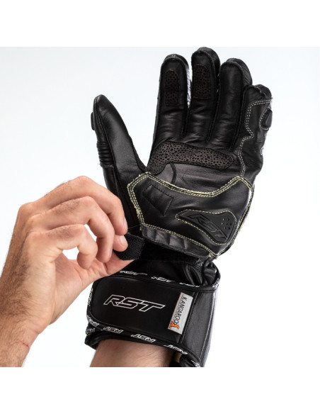 Gants moto cuir RST Tractech Evo 4 - Noir
