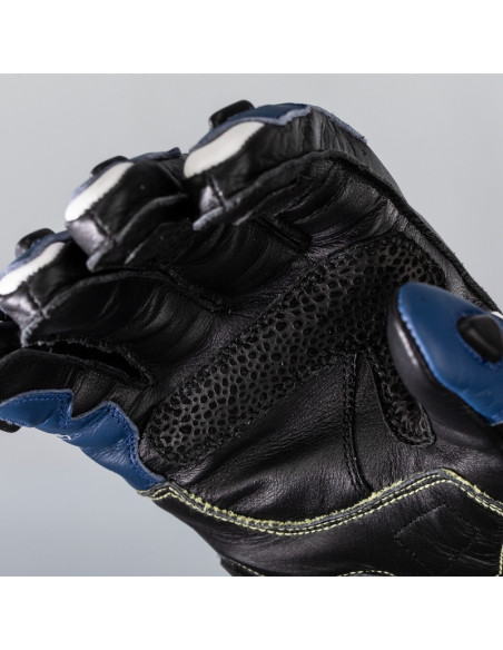 Gants moto cuir RST Tractech Evo 4 - Bleu