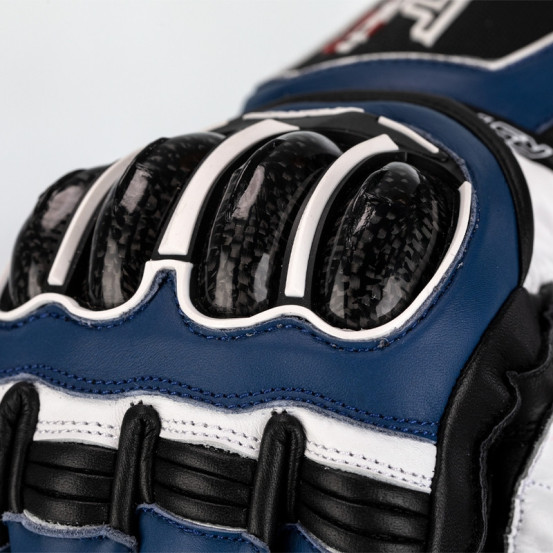 Gants moto cuir RST Tractech Evo 4 - Bleu