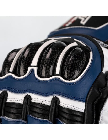 Gants moto cuir RST Tractech Evo 4 - Bleu