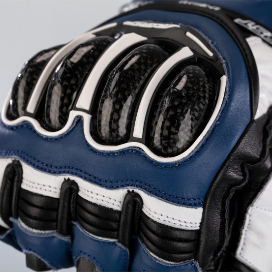 Gants moto cuir RST Tractech Evo 4 - Bleu