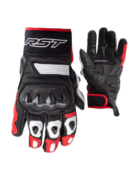 Gants moto cuir RST Freestyle II - Rouge