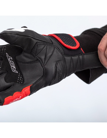 Gants moto cuir RST Freestyle II - Rouge