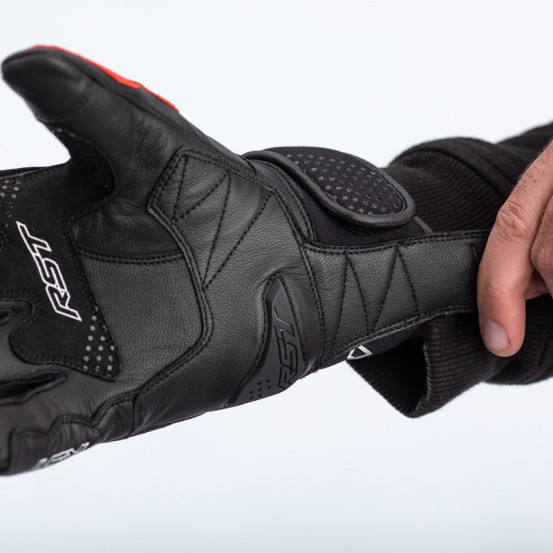 Gants moto cuir RST Freestyle II - Rouge