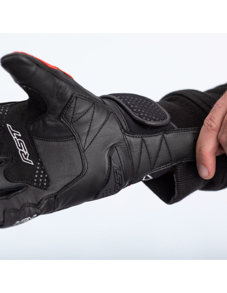 Gants moto cuir RST Freestyle II - Rouge