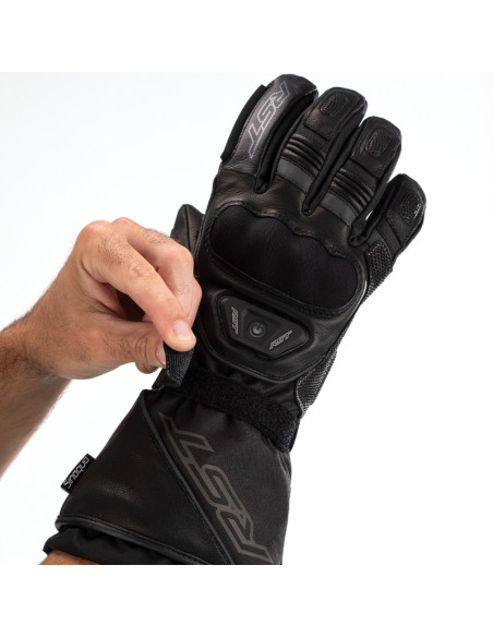 Gants moto chauffant RST Paragon 6 Waterproof - Noir