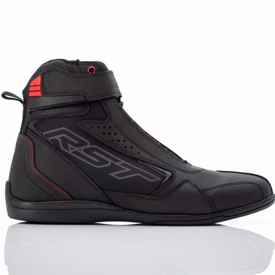 Baskets moto Femme RST Frontier - Noir Rouge
