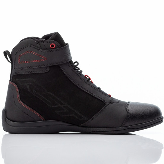 Baskets moto Femme RST Frontier - Noir Rouge