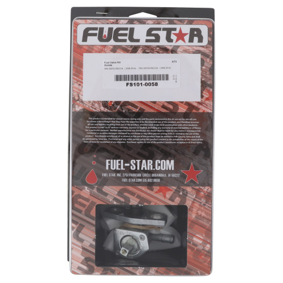 Robinet d'essence avec durite FUEL STAR Honda TRX 250 TE