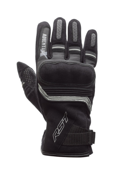 Gants moto cuir RST Adventure-X - Noir