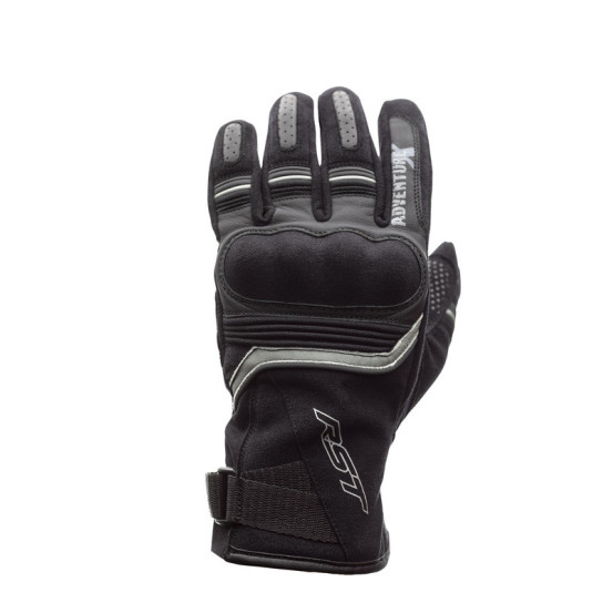 Gants moto cuir RST Adventure-X - Noir