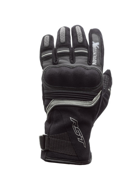 Gants moto cuir RST Adventure-X - Noir