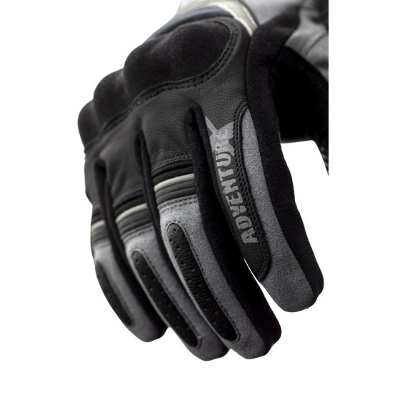 Gants moto cuir RST Adventure-X - Noir