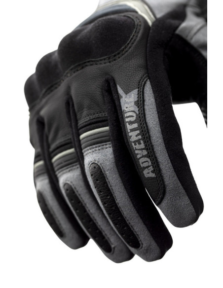 Gants moto cuir RST Adventure-X - Noir