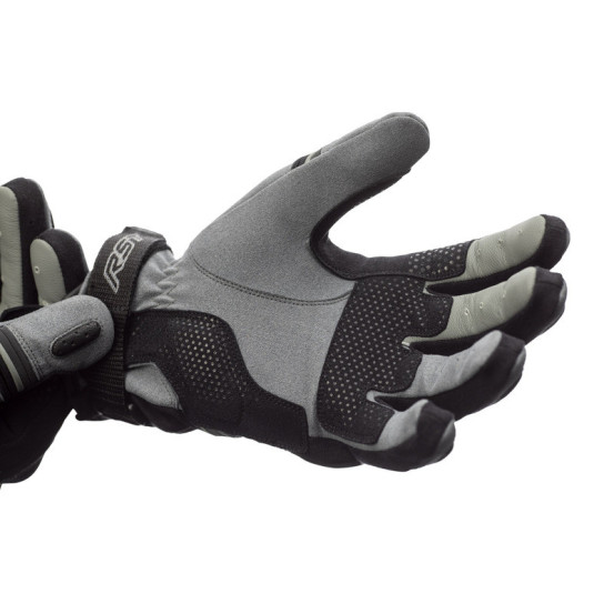 Gants moto cuir RST Adventure-X - Gris
