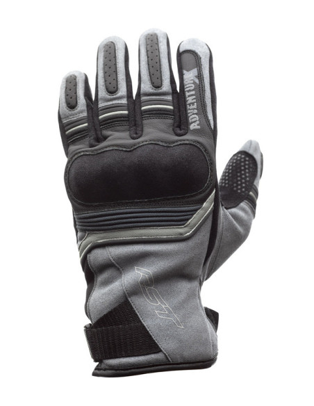 Gants moto cuir RST Adventure-X - Gris
