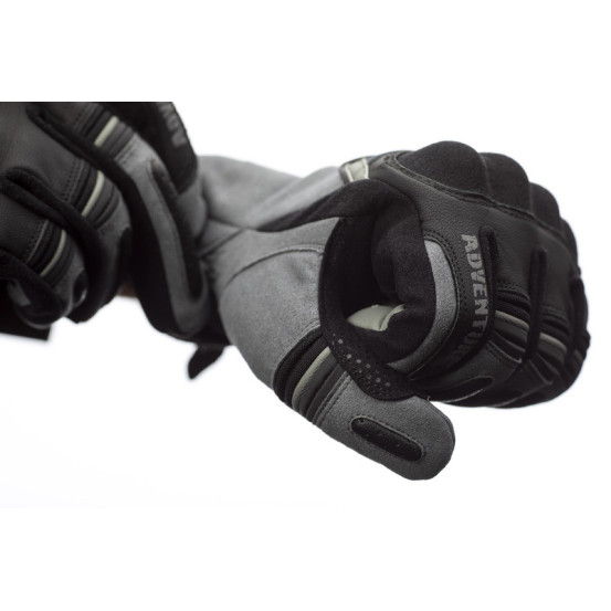Gants moto cuir RST Adventure-X - Gris