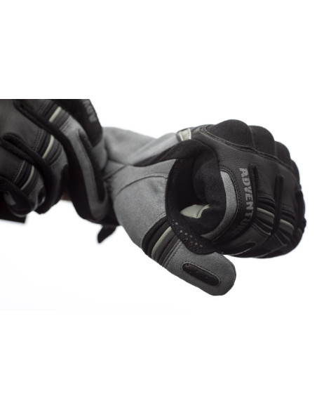 Gants moto cuir RST Adventure-X - Gris