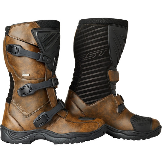 Bottes moto RST Ambush Waterproof - Marron