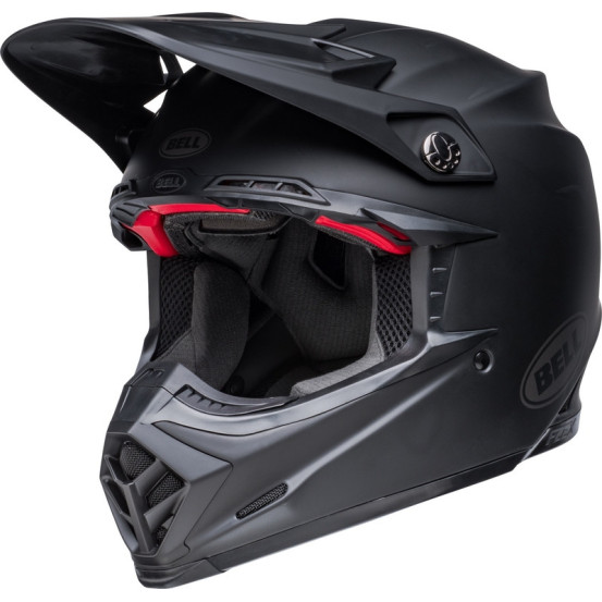 Casque cross Bell Moto-9S Flex Solid - Noir Mat