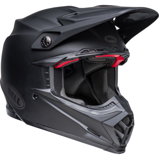 Casque cross Bell Moto-9S Flex Solid - Noir Mat