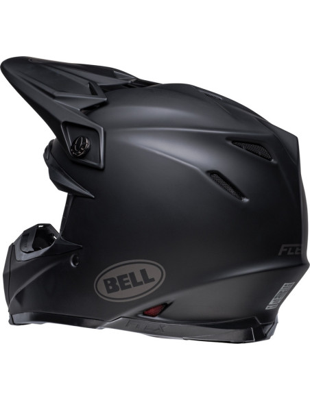 Casque cross Bell Moto-9S Flex Solid - Noir Mat