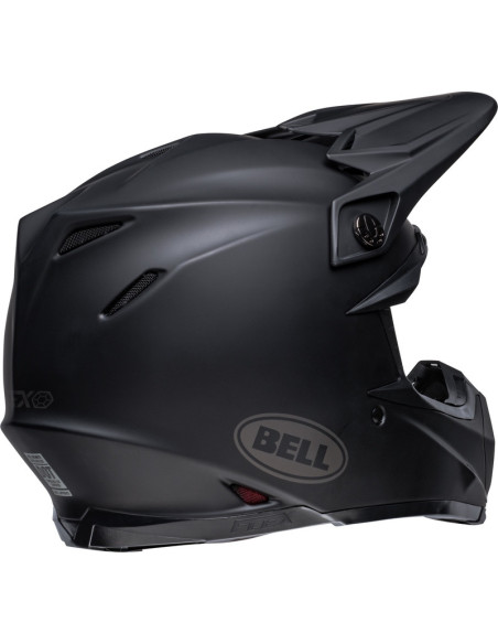 Casque cross Bell Moto-9S Flex Solid - Noir Mat