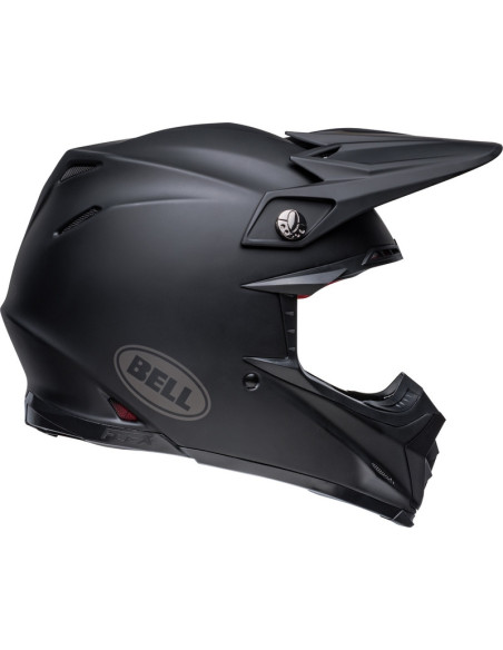 Casque cross Bell Moto-9S Flex Solid - Noir Mat
