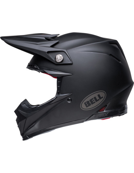 Casque cross Bell Moto-9S Flex Solid - Noir Mat