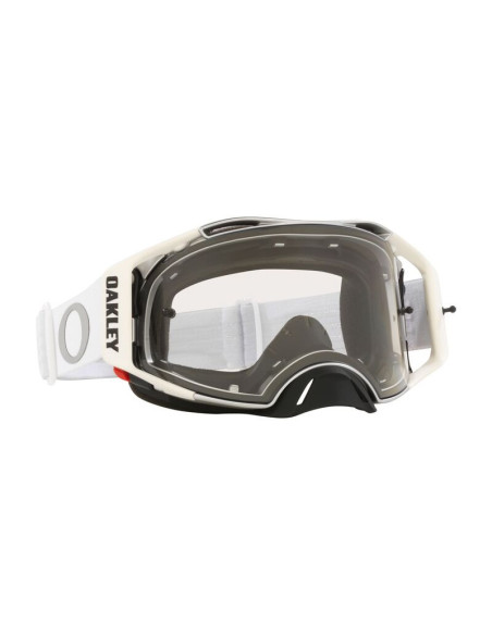 Masque cross OAKLEY Airbrake MX - Tuff Blocks Blanc Écran clair