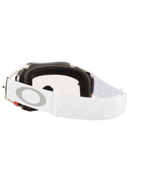 Masque cross OAKLEY Airbrake MX - Tuff Blocks Blanc Écran clair