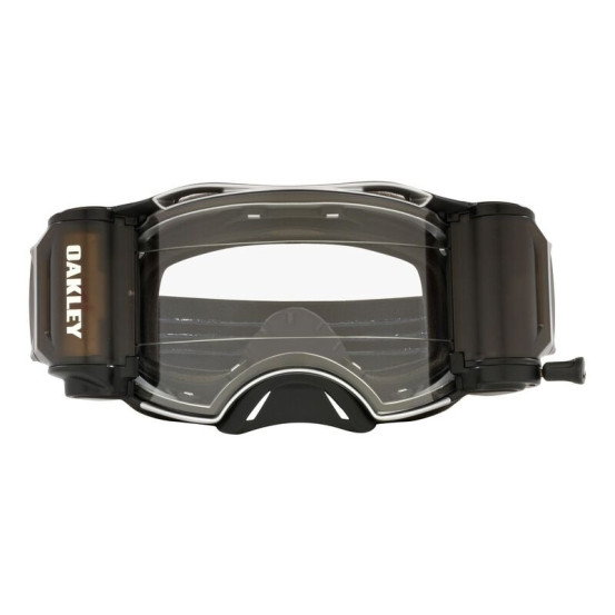Masque cross OAKLEY Airbrake MX - Tuff Blocks Noir Gunmetal Race-Ready Roll-Off Ecran clair