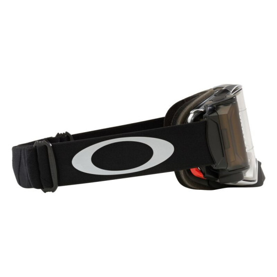 Masque cross OAKLEY Airbrake MX - Tuff Blocks Noir Gunmetal Race-Ready Roll-Off Ecran clair
