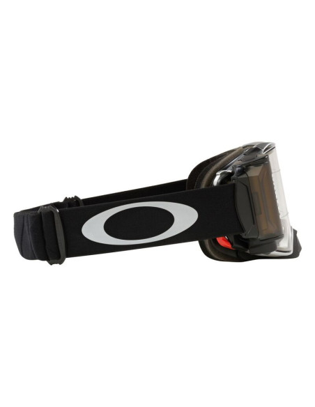 Masque cross OAKLEY Airbrake MX - Tuff Blocks Noir Gunmetal Race-Ready Roll-Off Ecran clair