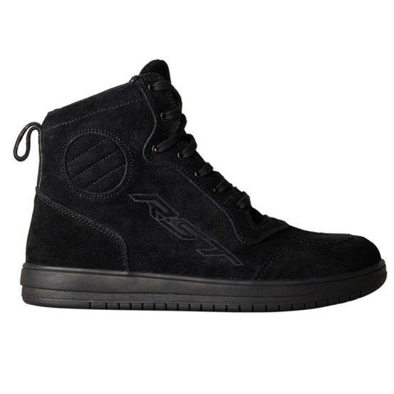 Baskets moto RST Hi-Top - Suède Noir