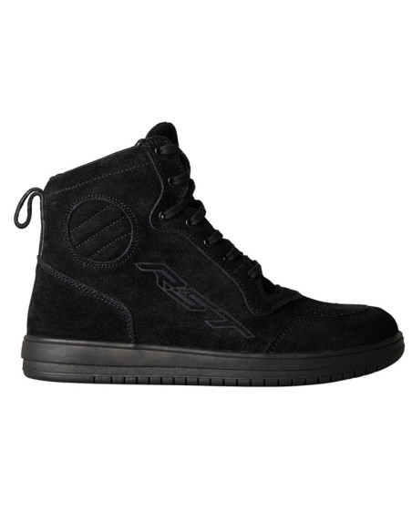 Baskets moto RST Hi-Top - Suède Noir