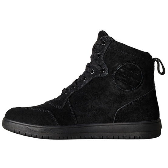 Baskets moto RST Hi-Top - Suède Noir