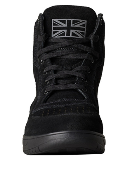 Baskets moto RST Hi-Top - Suède Noir
