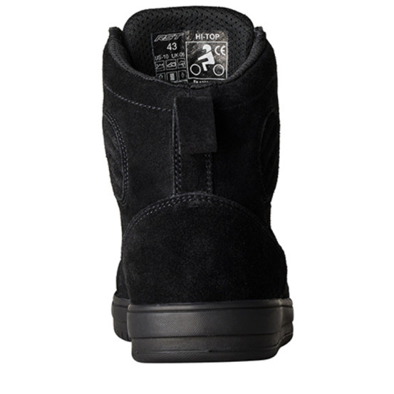 Baskets moto RST Hi-Top - Suède Noir