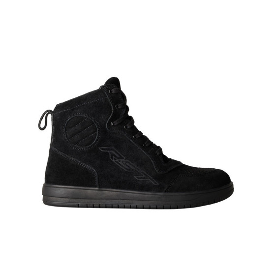 Bottes moto femme RST Hi-Top - Suède Noir